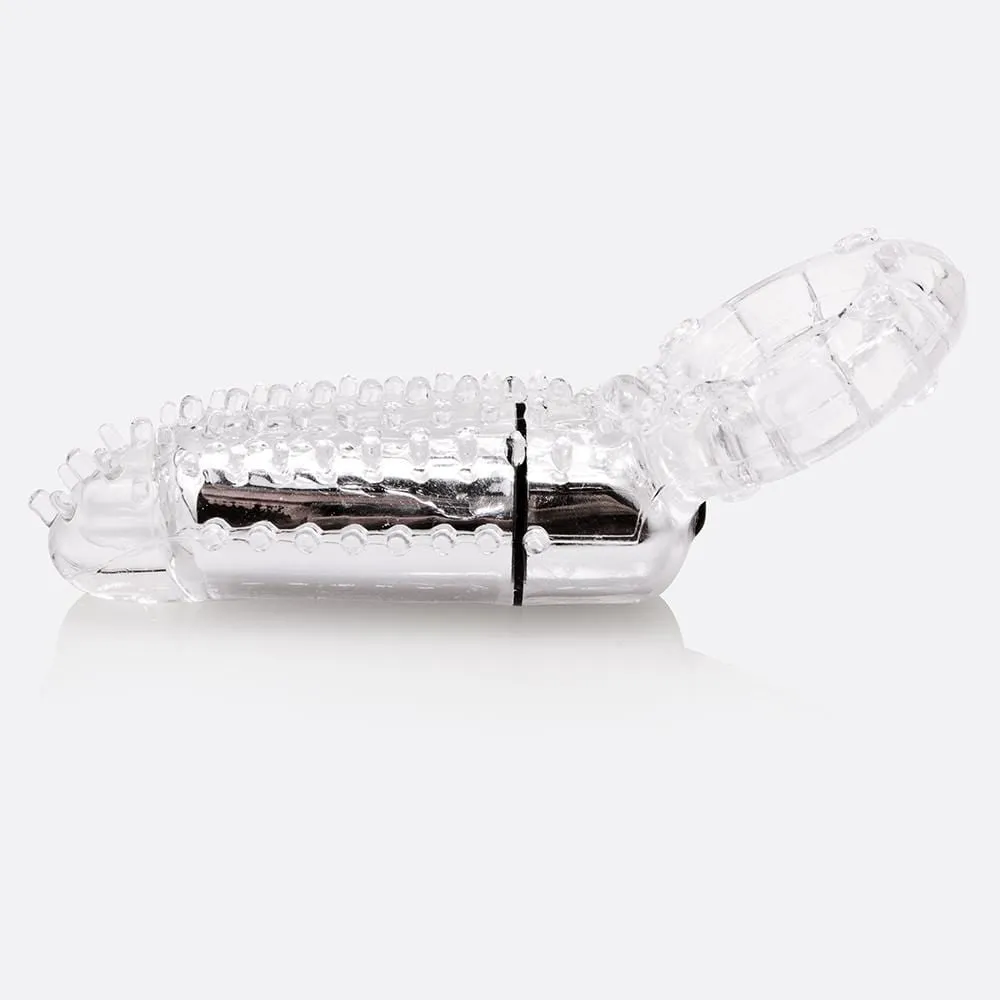 TheScreamingO - O Yeah Vertical Vibrating Cock Ring (Clear)