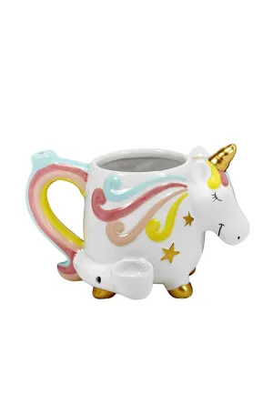 Unicorn Ceramic Mug Pipe
