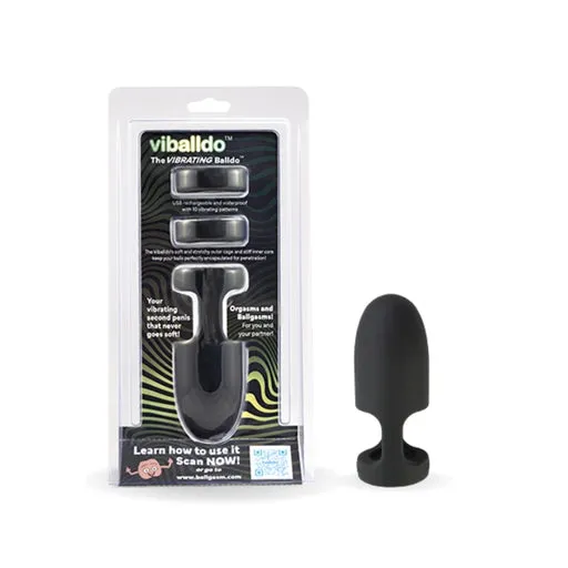 VIBALLDO THE VIBRATING BALLDO - Ball Dildo BLACK