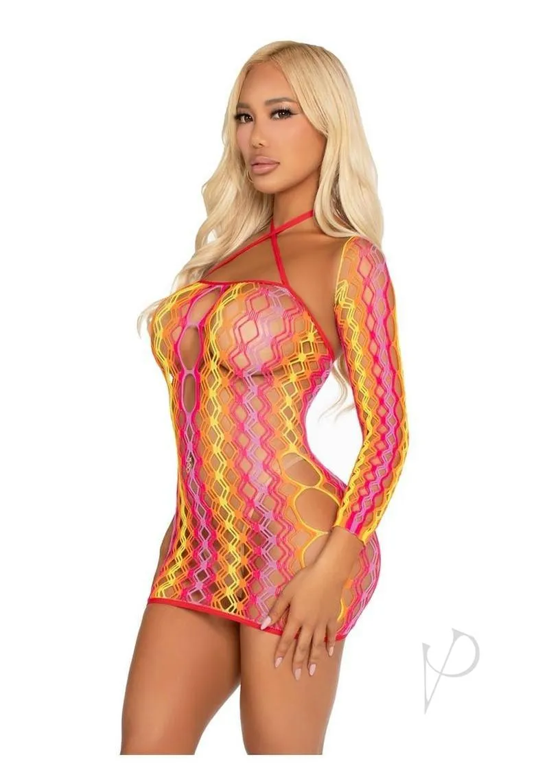 Zig Zag Net Twist Halter Mini Shrug